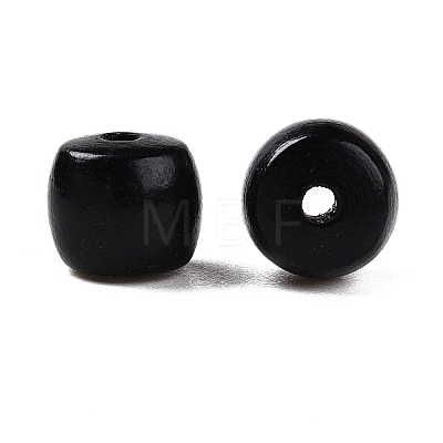 Natural Ebony Wood Apple Beads WOOD-N016-51-1