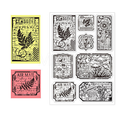 Custom PVC Plastic Clear Stamps DIY-WH0618-0012-1