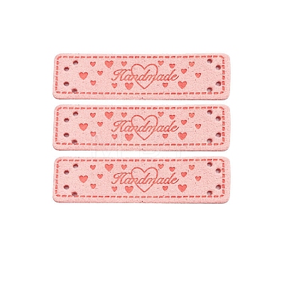 Heart Printed PU Leather Small Label PW-WG7D637-01-1