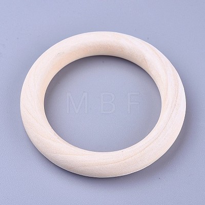 Unfinished Wood Linking Rings LS-WOOD-F002-01-70mm-1