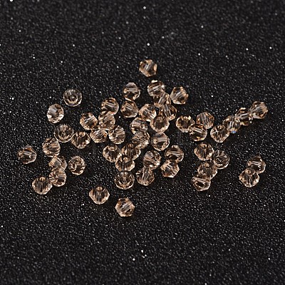 Faceted Bicone Imitation Crystallized Crystal Glass Beads X-G22QS162-1