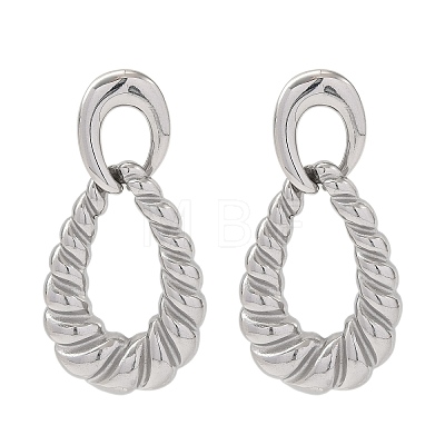 Non-Tarnish 304 Stainless Steel Stud Earrings for Women EJEW-N054-16P-1