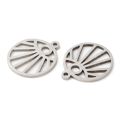201 Stainless Steel Pendants STAS-A084-13P-1