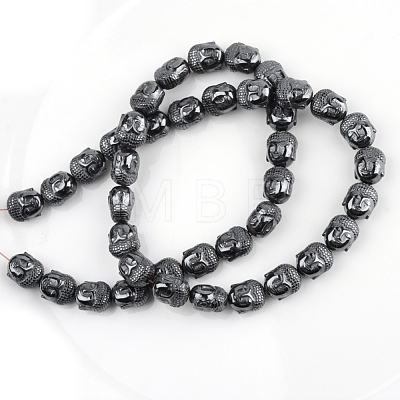 Non-magnetic Synthetic Hematite Beads Strands X-G-R260-35-1
