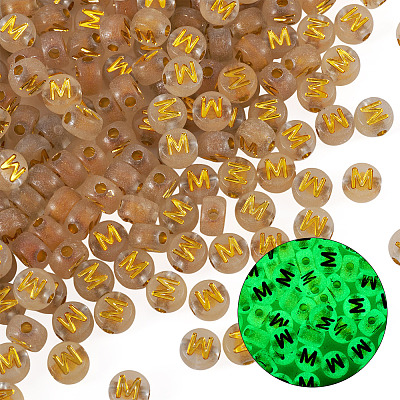 50G Luminous Transparent Acrylic Beads OACR-TAD0001-01M-1