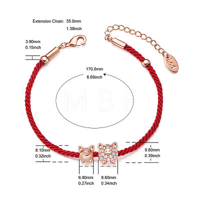 SHEGRACE Cord Bracelets JB532A-1