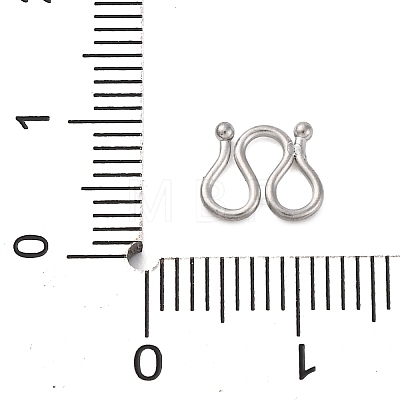 304 Stainless Steel S-Hook Clasps STAS-R157-01P-01-1