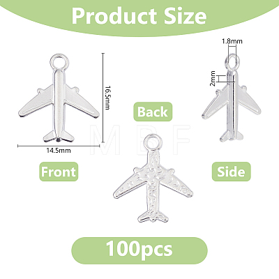 100Pcs Alloy Pendants FIND-DC0007-96S-1