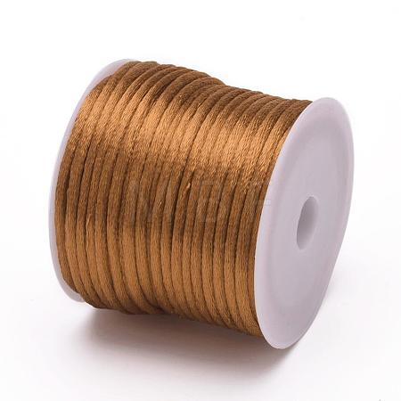 Nylon Satin Rattail Cords NWIR-L006-1mm-30-1
