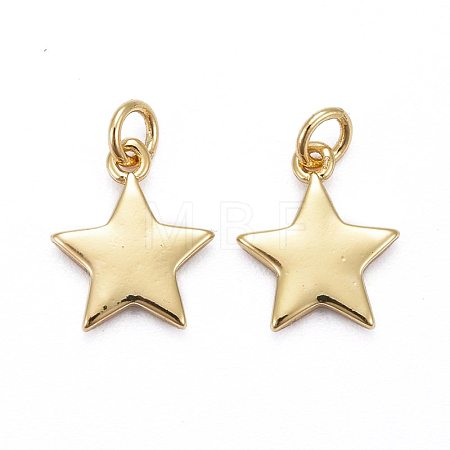 Brass Pendants KK-Z008-16G-1