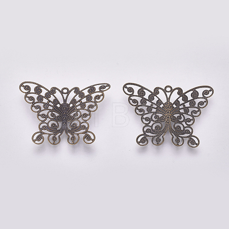 Brass Filigree Findings FIND-TAC0001-04AB-1