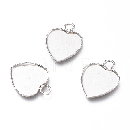 Non-Tarnish 304 Stainless Steel Pendant Cabochons Settings for Fashion Jewelry LS-X-STAS-M283-01P-A-1