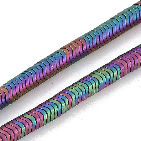 Electroplated Synthetic Non-magnetic Hematite Beads Strands G-H020-M01-23-1