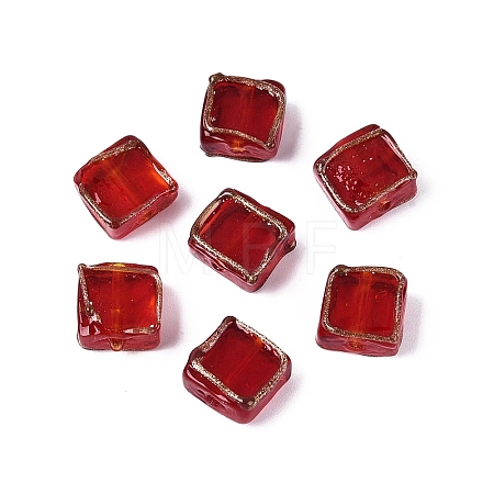 Handmade Gold Sand Lampwork Beads LAMP-N041-01H-1