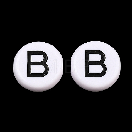 Opaque Acrylic European Beads AC-CBA3BDD-01B-1