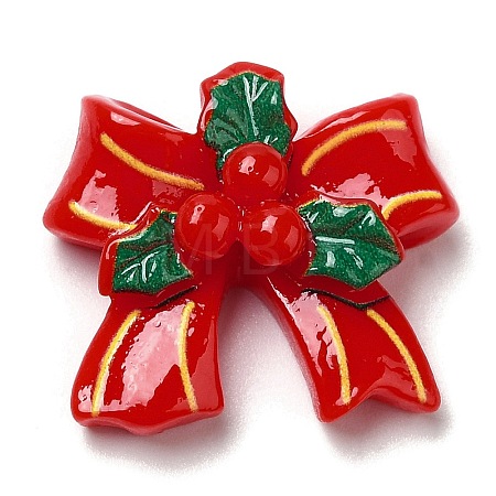 Christmas Theme Opaque Resin Cabochons CRES-M022-02B-1
