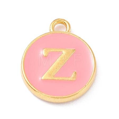 Golden Plated Alloy Enamel Charms ENAM-Q437-14Z-1