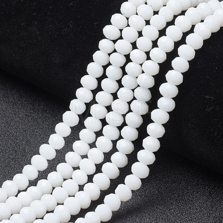 Opaque Solid Color Glass Beads Strands EGLA-A034-P3mm-D01-1