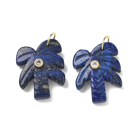 Dyed Natural Lapis Lazuli Carved Pendants GG-CBA67BD-02G-G-1