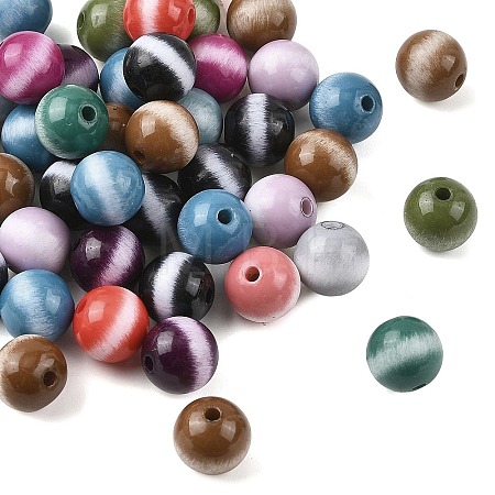 Opaque Acrylic Beads OACR-Z036-03A-1