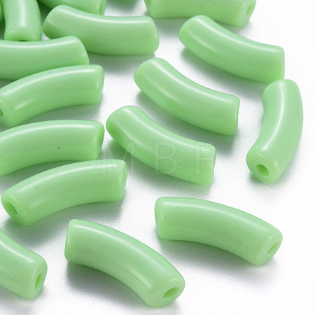 Opaque Acrylic Beads X-MACR-S372-001B-S028-1