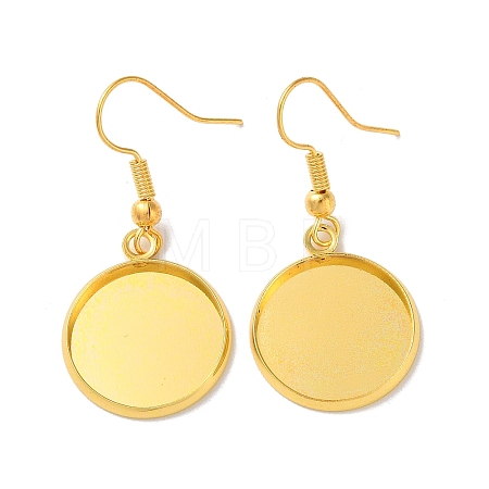 Rack Plating Iron Earring Hooks EJEW-D091-01D-G-1