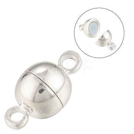 Brass Magnetic Clasps with Loops MC019-NFS-1