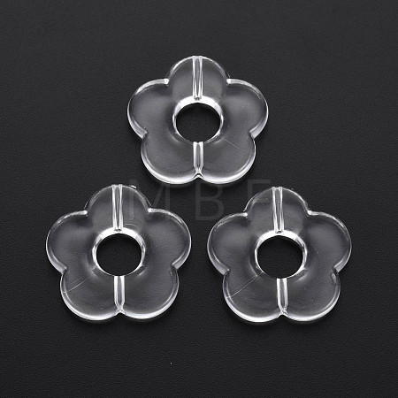 Transparent Acrylic Beads TACR-T003-17A-01-1