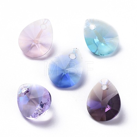 Glass Rhinestone Charms RGLA-L021-A-M-1