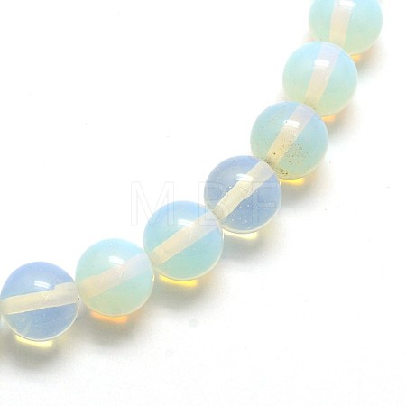 Opalite Round Beads Strands X-G-O047-08-10mm-1
