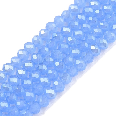 Electroplate Glass Beads Strands EGLA-A044-J3mm-A03-1