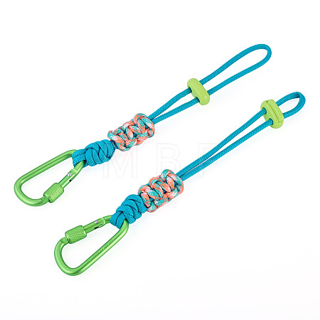 Polyester Cord Ropes Pendant Decorations HJEW-TADJ0022-02C-1