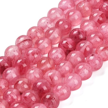 Natural Green Jade Beads Strands G-B128-A06-02-1