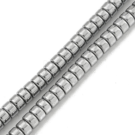 Electroplated Synthetic Non-magnetic Hematite Beads Strands G-K361-A02-01-1