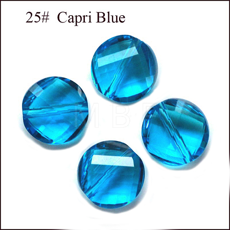 Imitation Austrian Crystal Beads SWAR-F057-10mm-25-1
