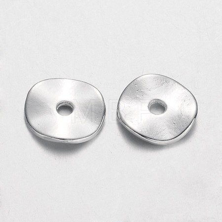 Tibetan Style Alloy Wavy Spacer Beads LS-K0NWF022-1