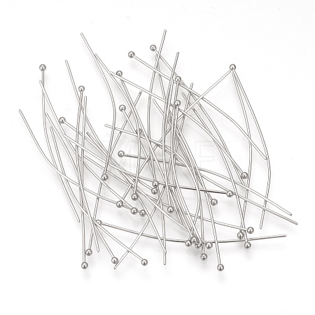 Tarnish Resistant 304 Stainless Steel Ball Head pins STAS-Q218-02C-1
