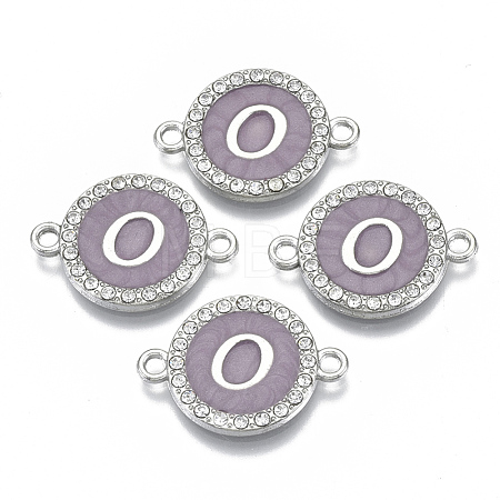 Alloy Enamel Links Connectors ENAM-TAC0003-01S-01O-1