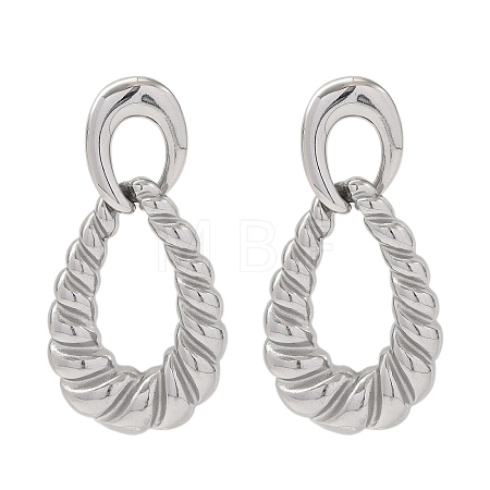 Non-Tarnish 304 Stainless Steel Stud Earrings for Women EJEW-N054-16P-1
