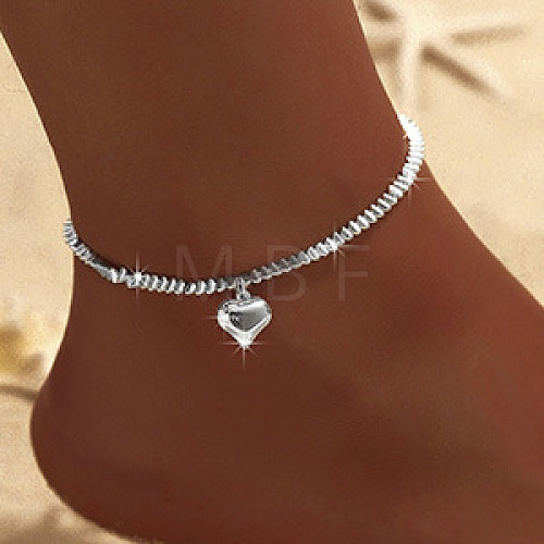 Alloy Chain Anklets for Women WGC4CD6-07-1