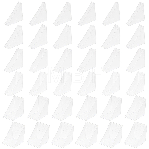 BENECREAT 36pcs 6 Styles PP Triangle Corner Protector FIND-BC0004-98A-1