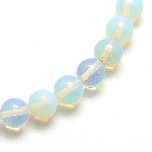 Opalite Round Beads Strands X-G-O047-08-10mm-1