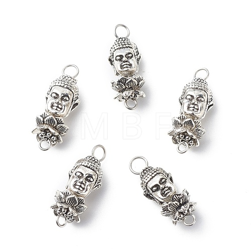 Tibetan Style Alloy Connector Charms PALLOY-JF01898-1