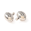 Tibetan Style Alloy Charms AL-CBA5212-01AS-2