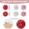 90Pcs 3 Colors Polymer Clay Rhinestone Beads RB-HY0001-02-2