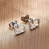 Tarnish Resistant 304 Stainless Steel Stud Earrings EJEW-N045-04P-2
