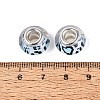 Opaque Resin European Beads RESI-N044-03S-05-4