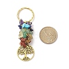 Chakra Natural Gemstone Chip Pendant Keychain KEYC-JKC00414-03-3