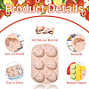 4Pcs 4 Styles Fruit Silicone Molds ST-CJ0043-082-3
