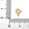 925 Sterling Silver Sping Ring Clasps STER-P063-04G-3